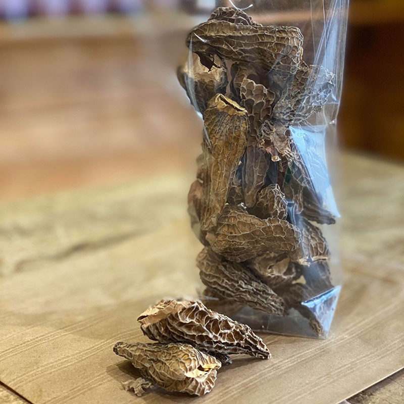 Morille sèche spéciale sans queue Barquette 20 g